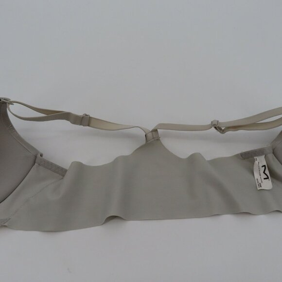 Maidenform 40D Bra Solid Gray Front Closure Underwire Lined SE6690 Lace Accent - Picture 7 of 12